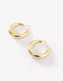MOON HOOP EARRINGS